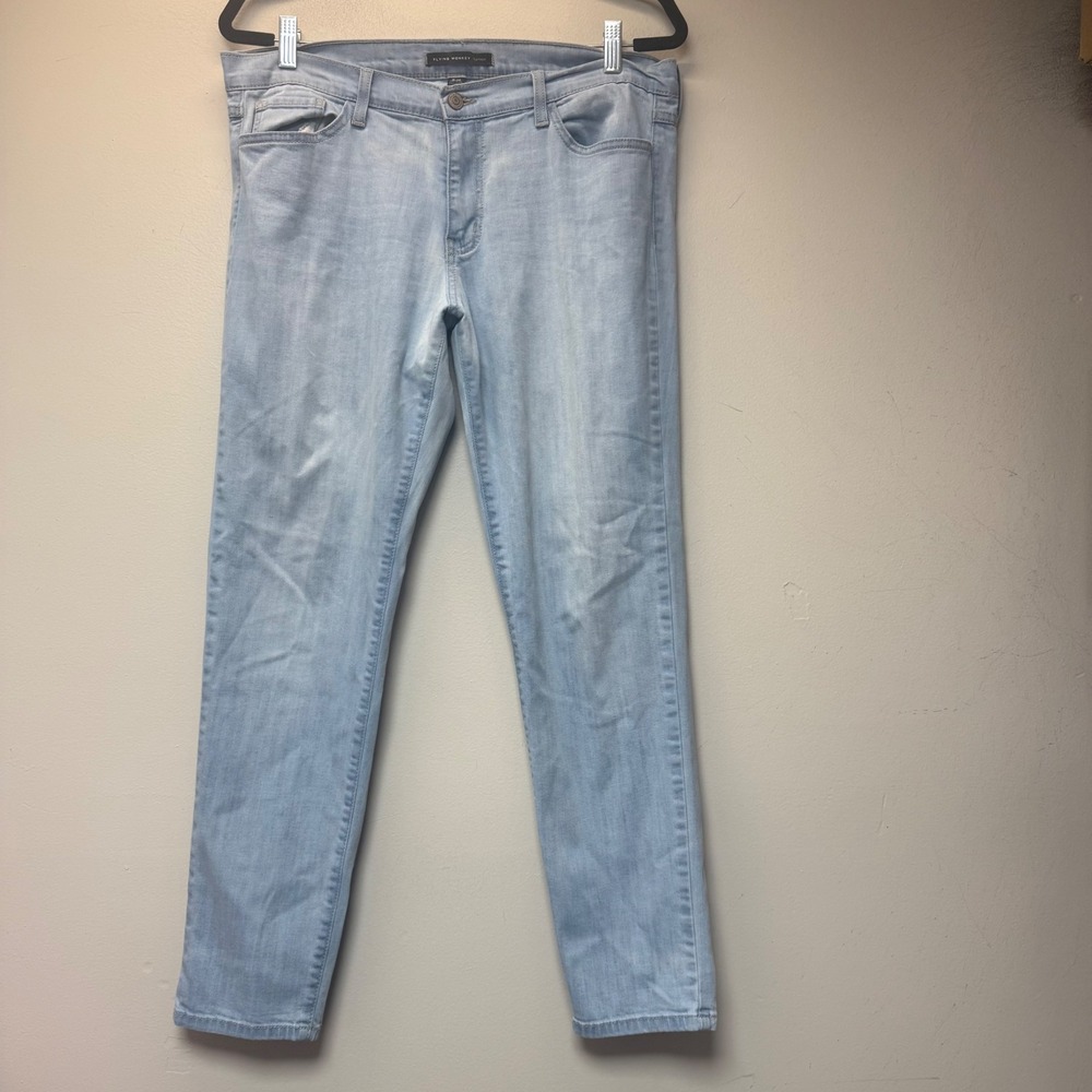 Flying Monkey Platinum Jeans Women 30 Light Blue Excellent Skinny Mid Rise 9628